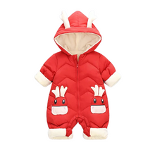 Load image into Gallery viewer, Baby Toddler Reindeer Thicken Romper
