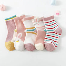 Load image into Gallery viewer, Baby Toddler Kids Comfort Sock 5 Pairs/Lot

