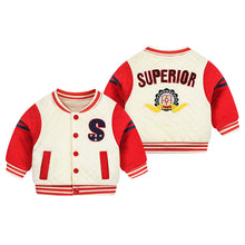 Load image into Gallery viewer, Baby Toddler Fashion Thicken Baseball Uniform
