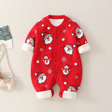 Load image into Gallery viewer, Baby Winter Thicken Warm Romper Christmas Sweater
