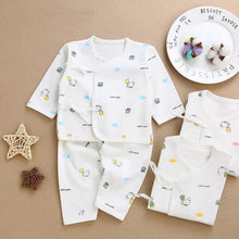 Load image into Gallery viewer, Newborn Baby Two-piece Cartoon Pattern Suit Belt Top
