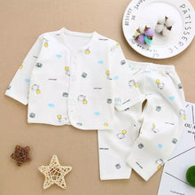 Load image into Gallery viewer, Newborn Baby Two-piece Cartoon Pattern Suit Button Top
