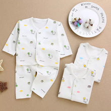 Load image into Gallery viewer, Newborn Baby Two-piece Cartoon Pattern Suit Button Top
