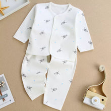 Load image into Gallery viewer, Newborn Baby Two-piece Cartoon Pattern Suit Button Top
