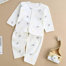 Load image into Gallery viewer, Newborn Baby Two-piece Cartoon Pattern Suit Button Top
