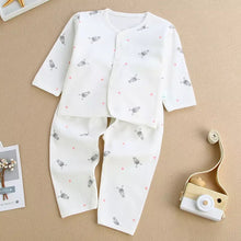 Load image into Gallery viewer, Newborn Baby Two-piece Cartoon Pattern Suit Button Top
