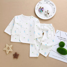 Load image into Gallery viewer, Newborn Baby Two-piece Cartoon Pattern Suit Belt Top
