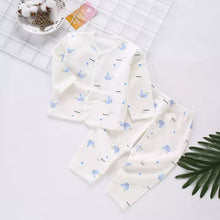 Load image into Gallery viewer, Newborn Baby Two-piece Cartoon Pattern Suit Button Top
