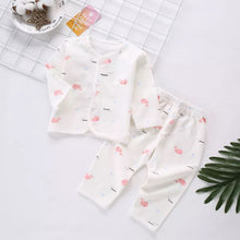 Load image into Gallery viewer, Newborn Baby Two-piece Cartoon Pattern Suit Button Top
