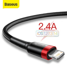 Load image into Gallery viewer, Baseus USB Cable for iPhone 12 11 Pro Max Xs X 8 Plus Cable 2.4A Fast Charging Cable for iPhone 7 SE Charger Cable USB Data Line
